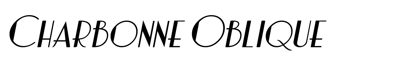 Charbonne Oblique